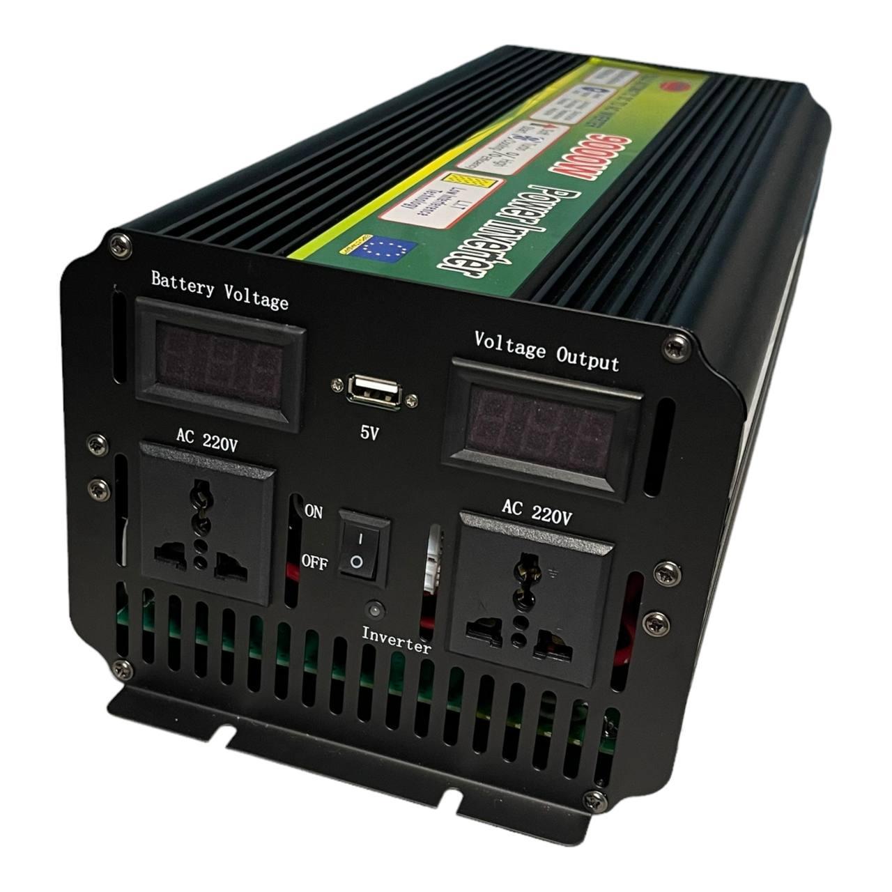 Інвертор напруги Wimpex автомобільний 9000 W 12 220 V - фото 6 Інвертор напруги Wimpex автомобільний 9000 W 12 220 V - фото 6