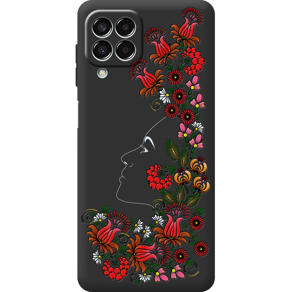 Чехол BoxFace Samsung Galaxy M33 5G (M336) 3D Ukrainian Muse Черный силикон (44472-bk64-44482)