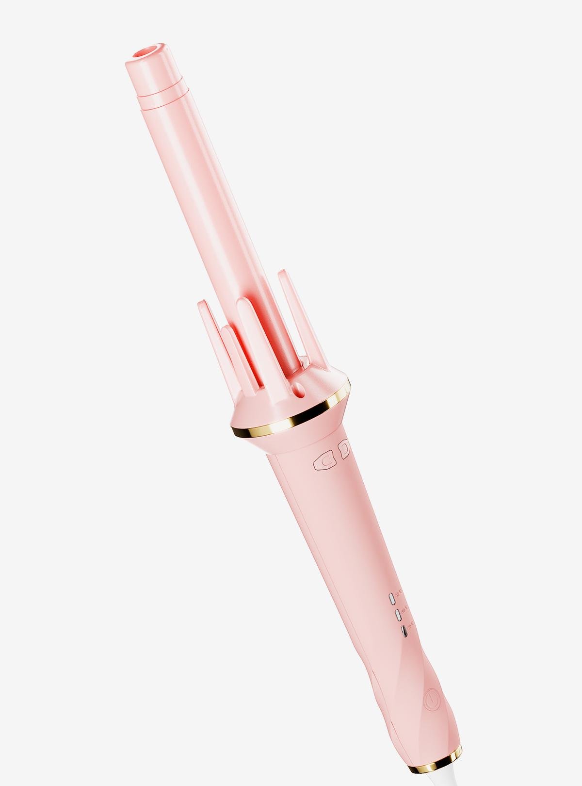 Плойка автоматична стайлер для волосся локонів і хвиль керамічне покриття OnePro Рожевий (73853) - фото 8 Плойка автоматична стайлер для волосся локонів і хвиль керамічне покриття OnePro Рожевий (73853) - фото 8