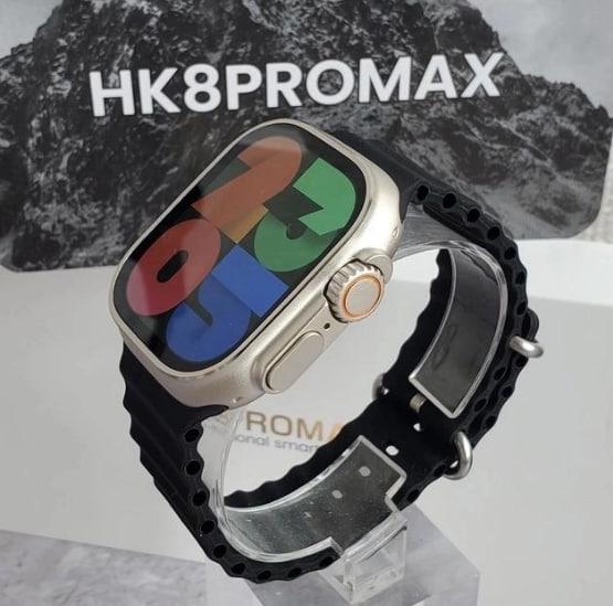 Смарт-годинник HK 8 Pro Max ULTRA AMOLED 49 мм Срібний/Чорний - фото 3