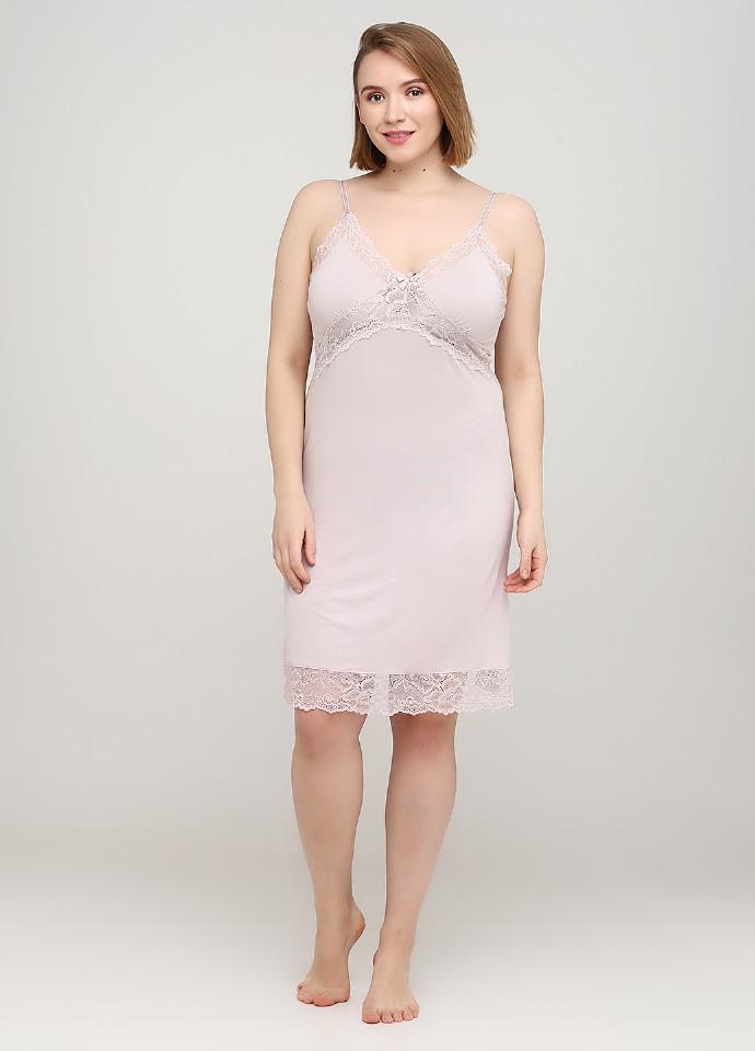 Ночная рубашка Cotpark M Пудровый (18066-23)