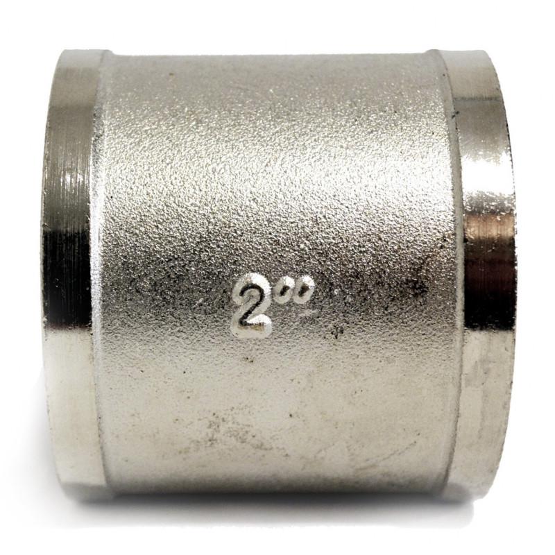 Муфта сполучна Ango 2" внутрішнє різьблення латунь нікельована