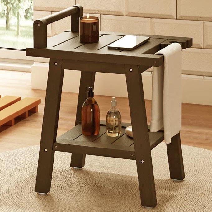 Табурет для ванной из дерева Насбаум Капучино (ТВН-006309)