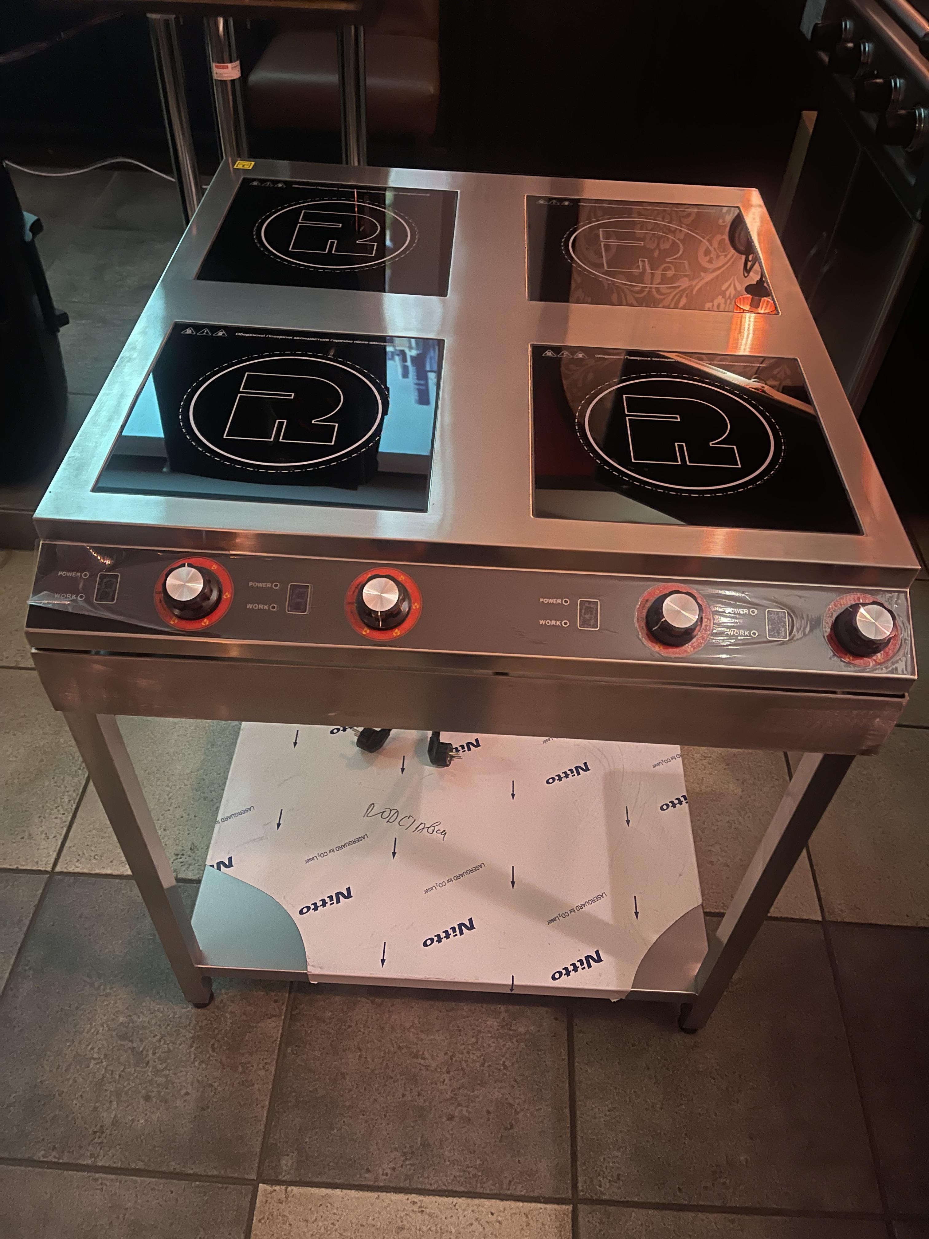 Плита індукційна R-Cooker 4 конфорки х3500 (730800) - фото 2