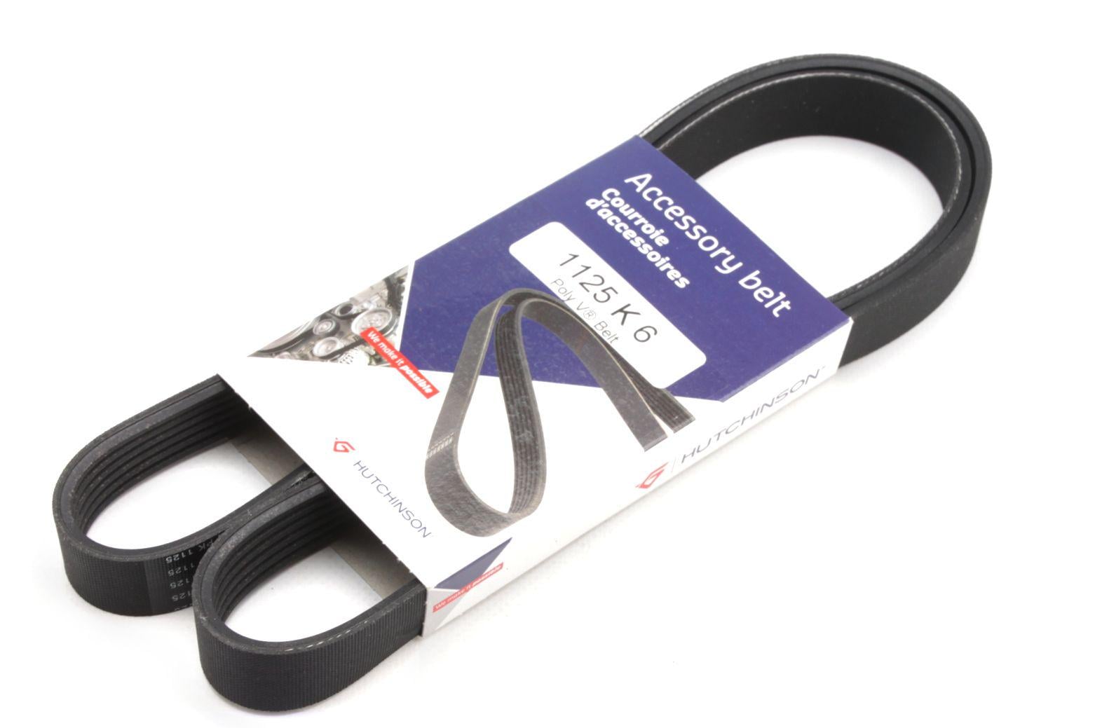 Ремень генератора HUTCHINSON для Peugeot 307 1.4/1.6 16V 00- (6PK1125 1125 K 6)