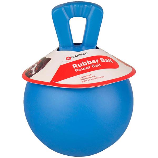 Игрушка для больших собак Мяч Flamingo Power Ball плавающий с ручкой резина (504196)