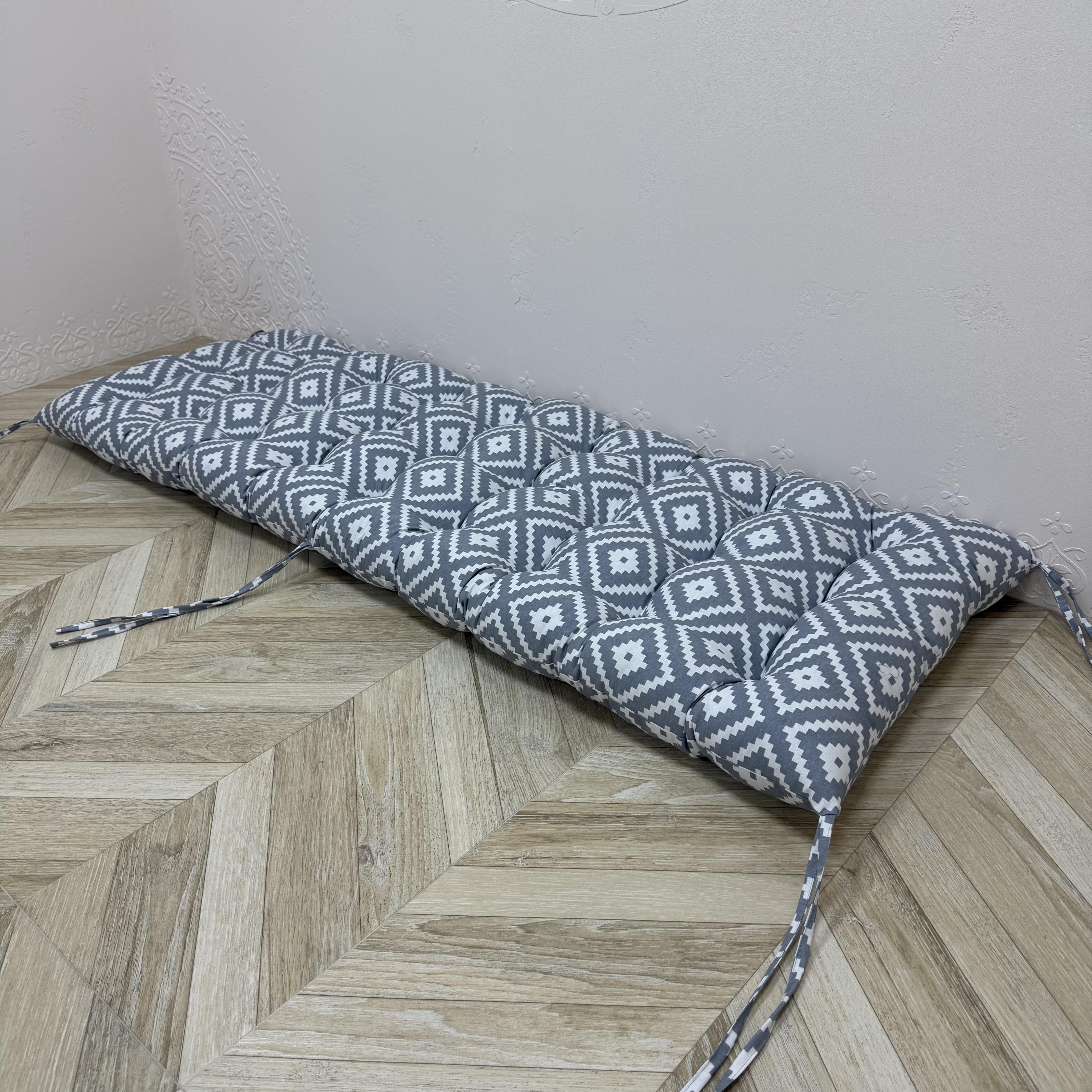 Подушка Comfort Home Facets на підвіконня/каркаси/піддони/садові меблі панама 100х50 см
