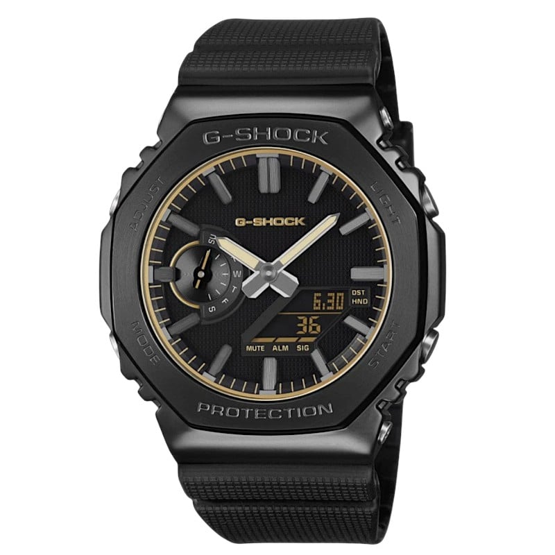 Часы мужские Casio GM-2100LXB-1A9 мировое время черный циферблат