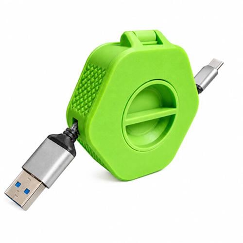 Органайзер-котушка портативний для зарядного USB-кабелю з ручним намотуванням