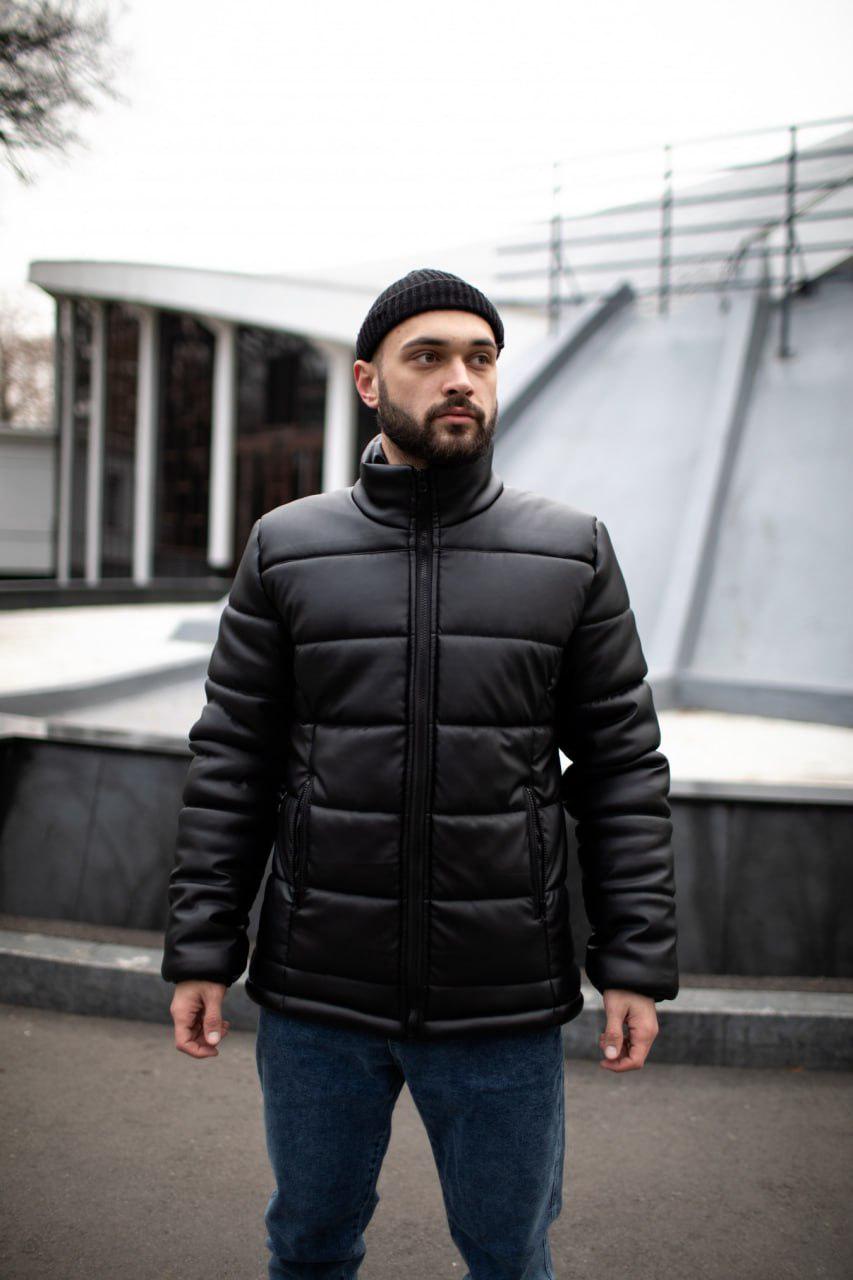 Куртка зі шкірозамінника Skipper S Чорний (8923) - фото 1 Куртка зі шкірозамінника Skipper S Чорний (8923) - фото 1