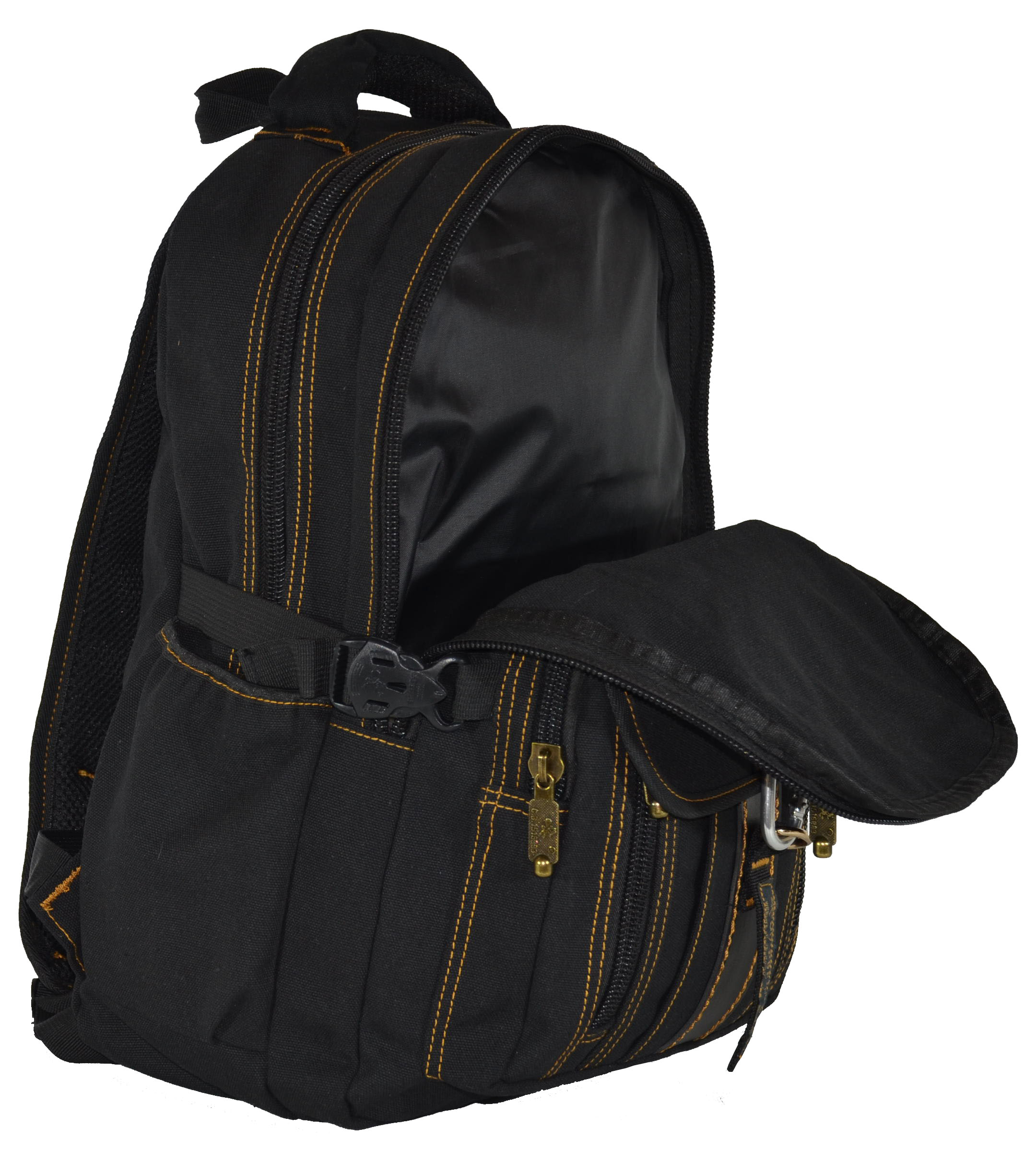 Рюкзак джинсовий Gold Be 757 S 22 л Чорний - фото 4 Рюкзак джинсовий Gold Be 757 S 22 л Чорний - фото 4