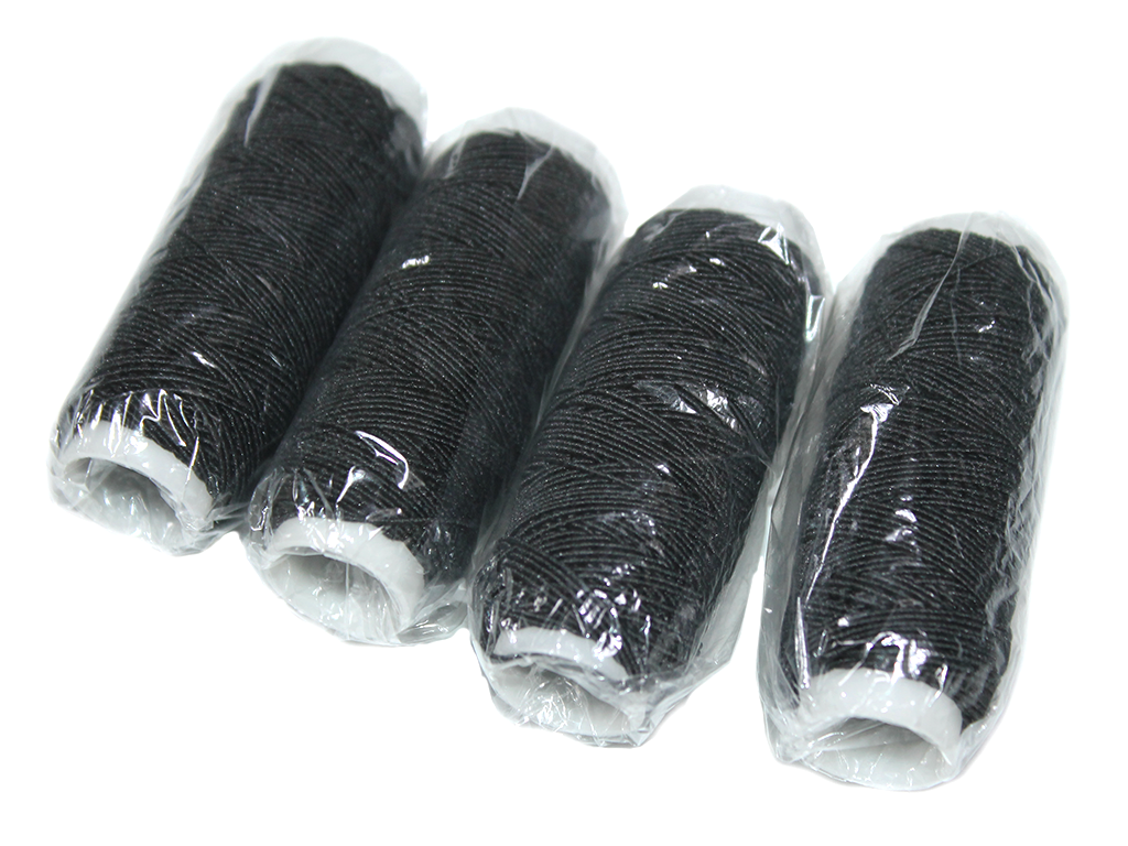 Нитки гумові 0,9 мм 25 м Чорний - фото 4
