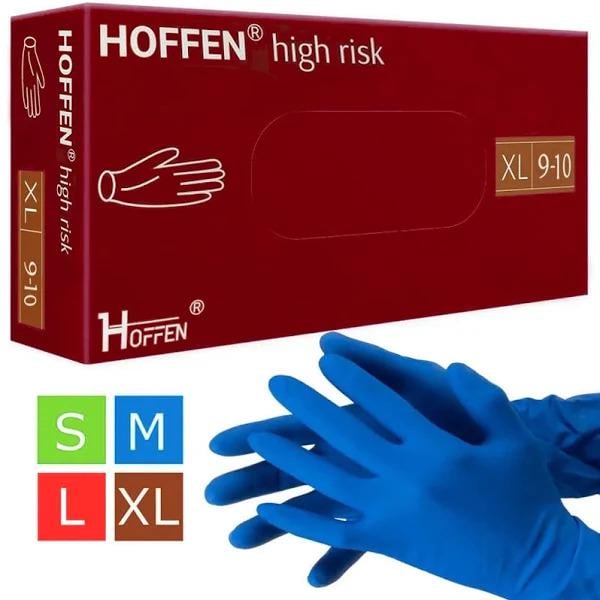 Перчатки латексные HOFFEN Hoff Medical High Risk XL 14,5г 50 шт. (19071062) - фото 2