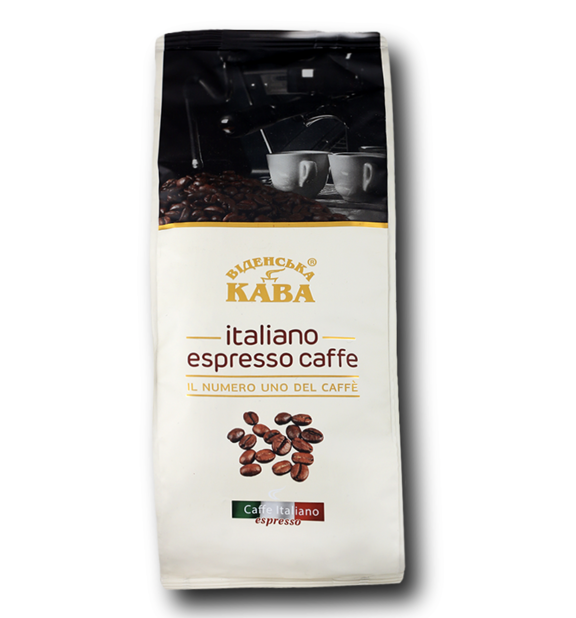 Кофе в зернах Віденська Кава Эспрессо Смесь Italiano Espresso Coffee 1 кг