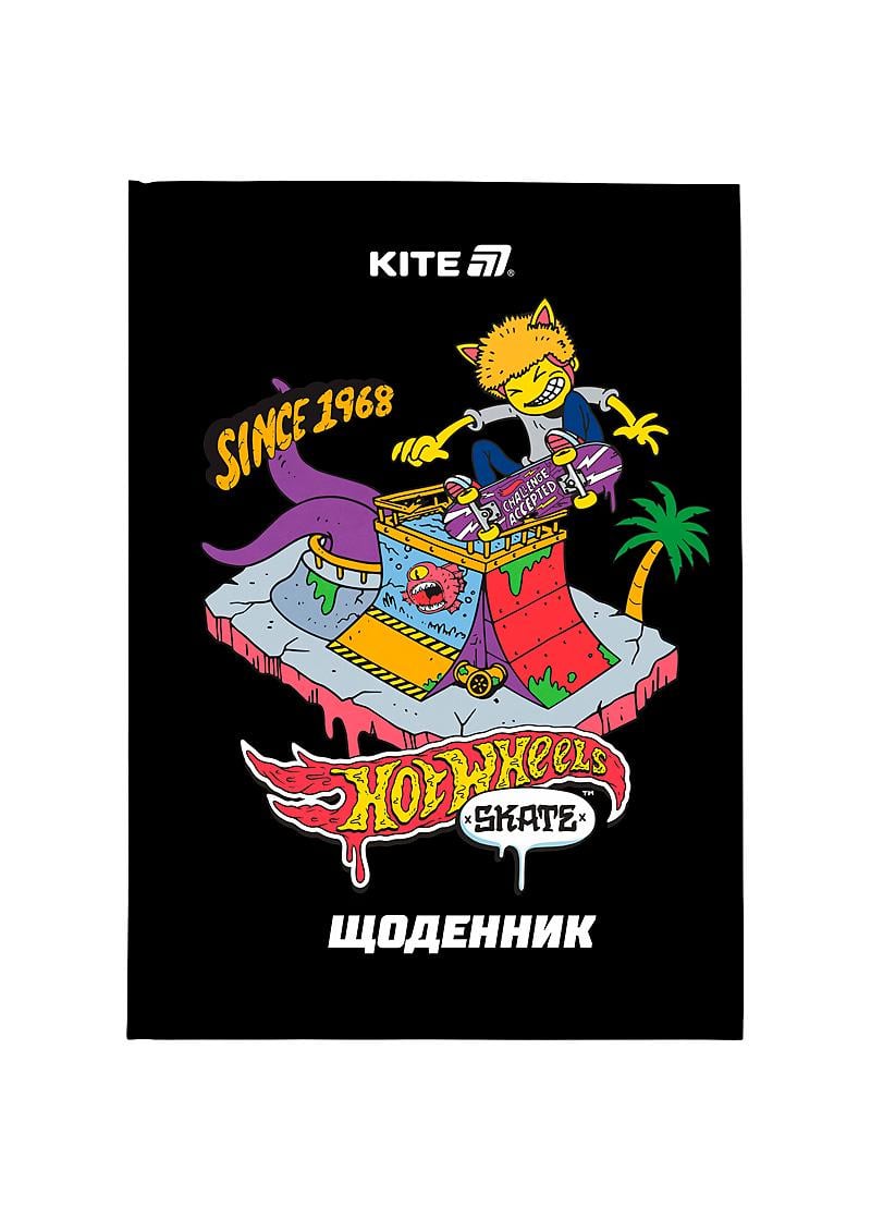 Дневник школьный KITE Hot Wheels твердая обложка (HW25-262-2)
