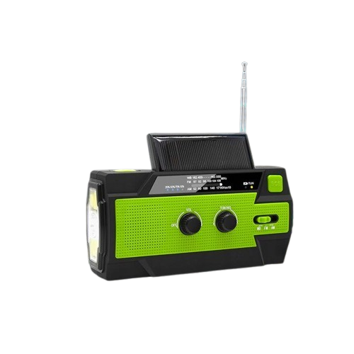 Повербанк на солнечной энергии AGC/радио AM FM/USB/SOS Alarm/фонарик 4000 mAh