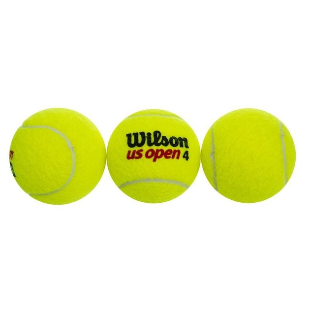 Мячи для тенниса Wilson US Open 3 шт. Желтый (WRT106200) - фото 3