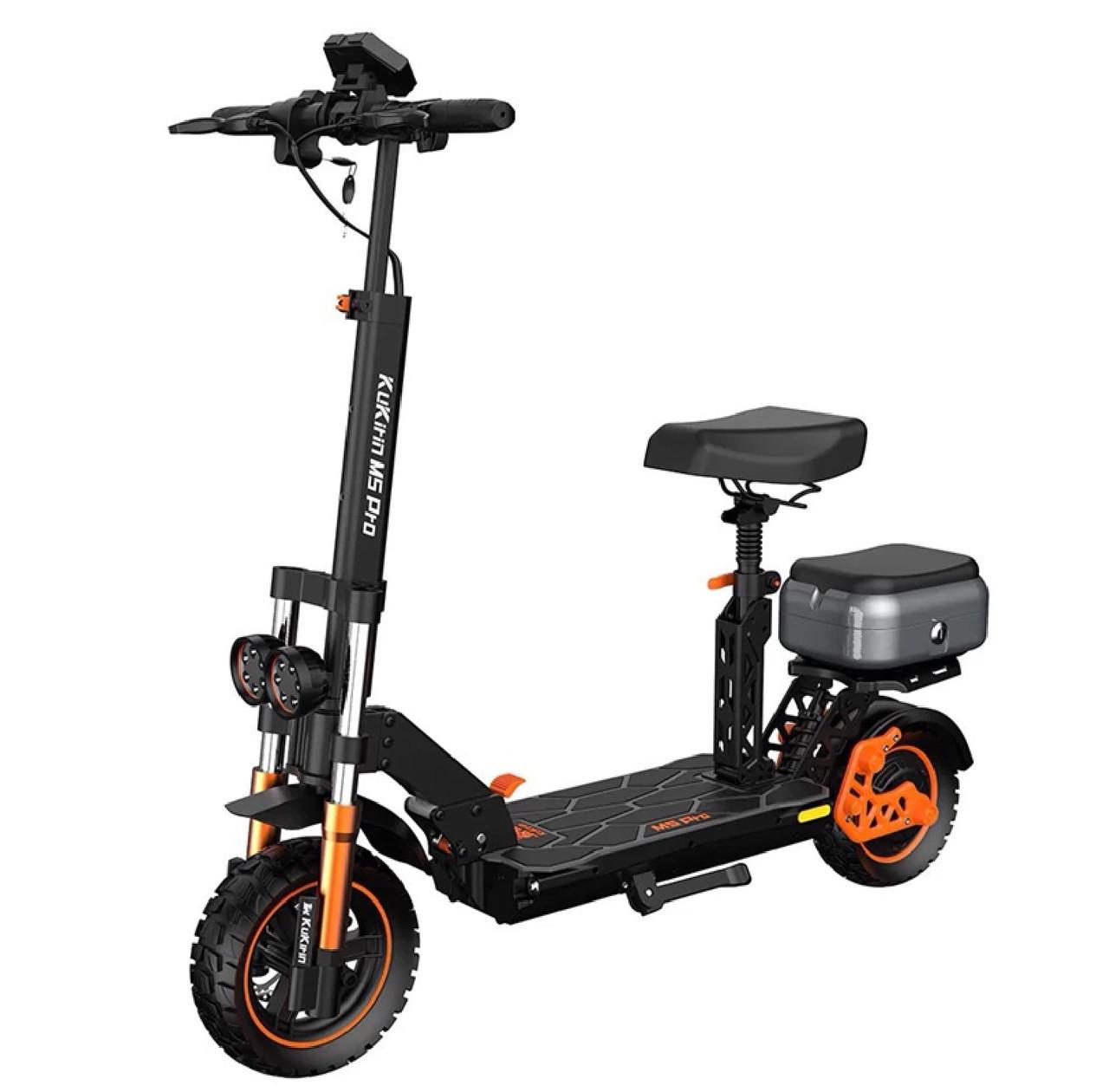 Электросамокат KUGOO KIRIN M5 PRO с сиденьем Черный - фото 2 Электросамокат KUGOO KIRIN M5 PRO с сиденьем Черный - фото 2