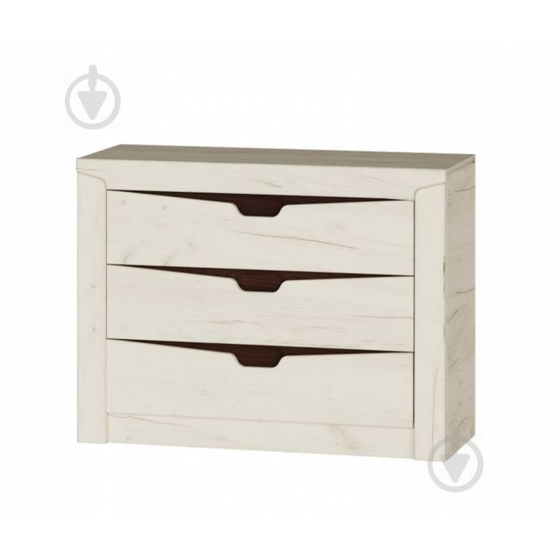 Комод 1000 Либерти Эверест Дуб Крафт Белый