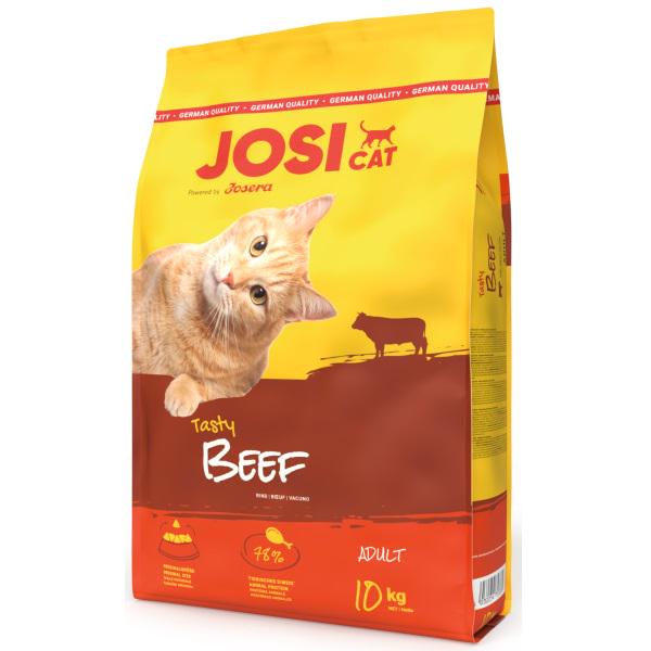 Корм для котов JosiCat Tasty Beef говядина 27,5/9 10 кг (000020298)