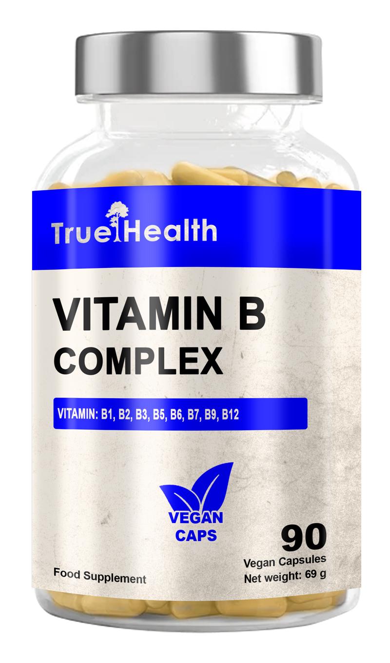 Комплекс витаминов группы В True Health Vitamin B Complex 90 веганских капс. (00000042128)
