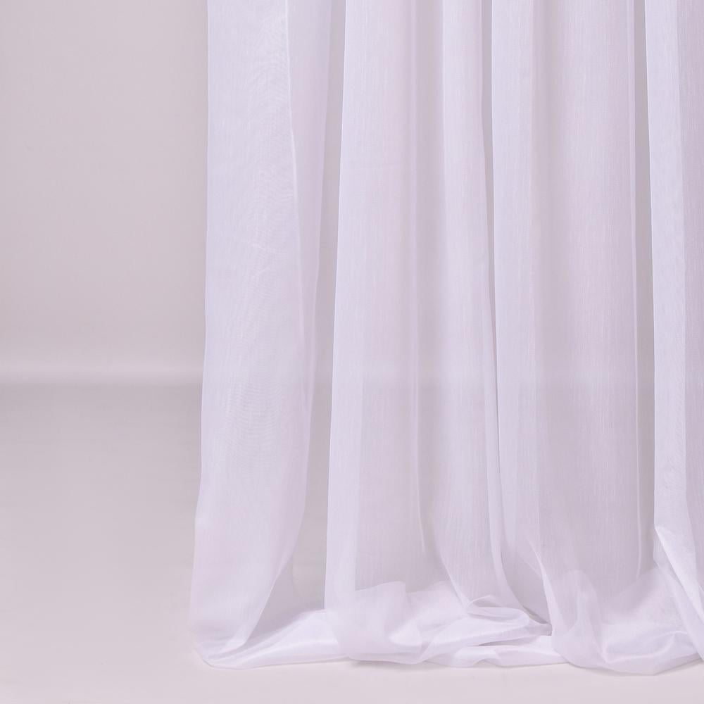 Ткань тюль однотонная рогожка Lilin V-be020 56 гр/м2 300 см White (26262)