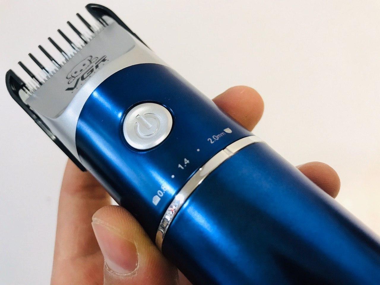 Машинка для стрижки собак та котів акумуляторний VGR V-098 Синій - фото 13 Машинка для стрижки собак та котів акумуляторний VGR V-098 Синій - фото 13