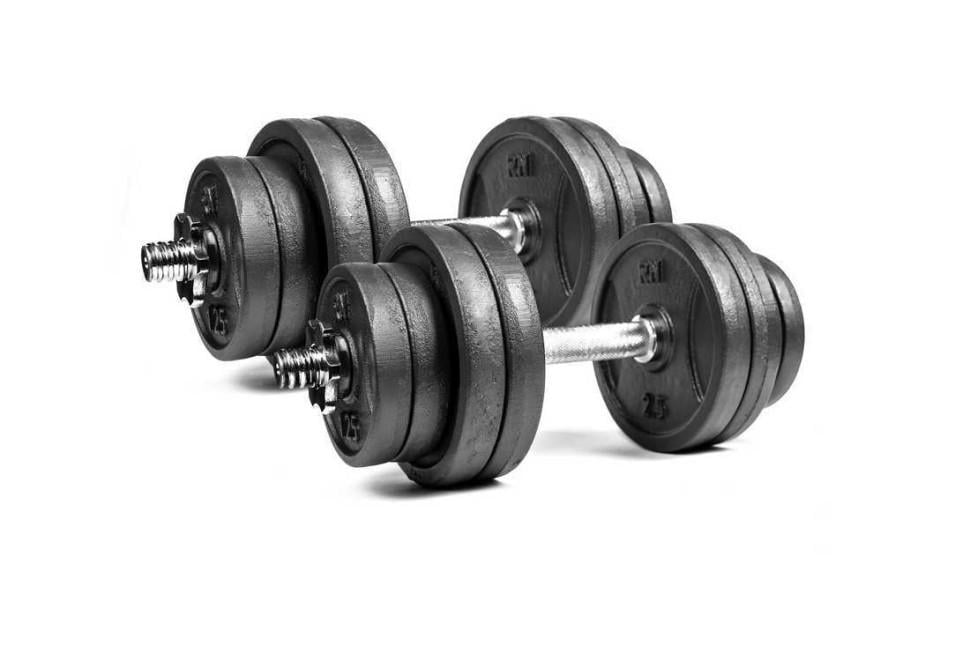 Гантели разборные металлические RN-Sport 16 кг 2 шт. (2764274499)