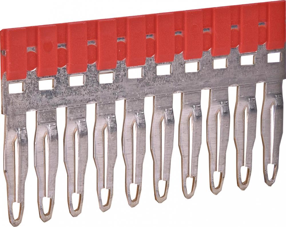 Перемичка сполучна для клем ETI ESC-PTP4/10/R 10P ESC-CBC.4 втична червоний (3903030)