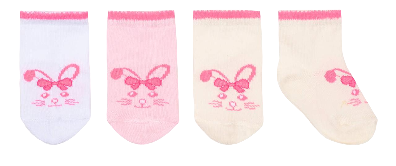 Носки детские хлопковые демисезонные для девочки Gabbi NSD-166 р. 10-12 6 пар (90166)