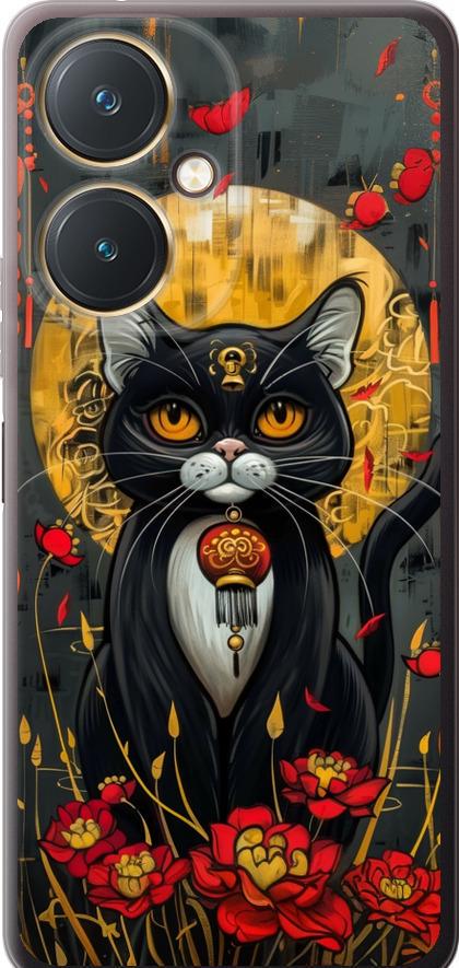 Чехол на Vivo Y27 China Cat (6134u-579-42517) Чехол на Vivo Y27 China Cat (6134u-579-42517)