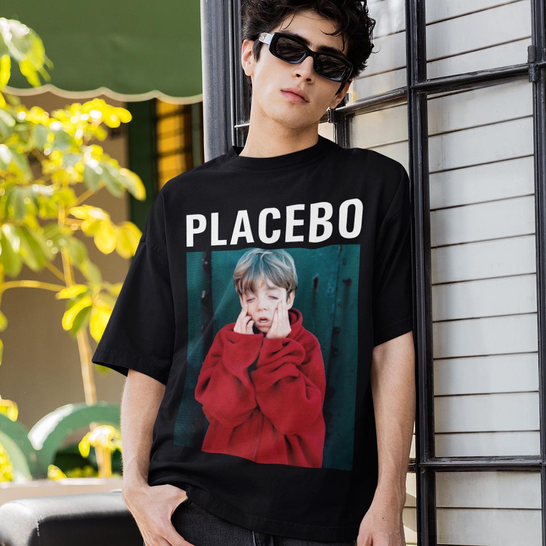 Футболка унисекс Placebo Placebo L Черный (0000011441)