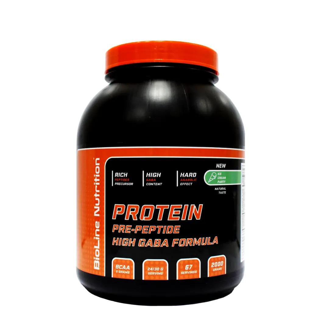 Протеин BioLine Nutrition Pre-Peptide Hight Gaba Formula Мороженое пломбир 2 кг (12070192)