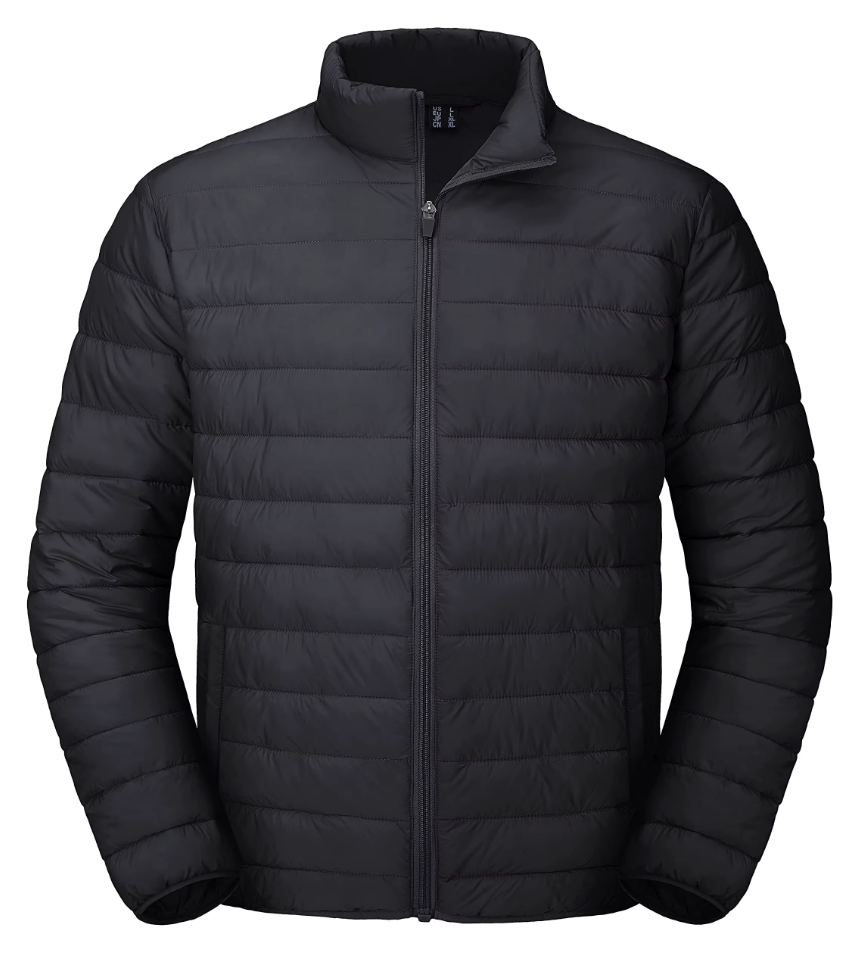 Куртка мужская демисезонная легкая L Черный (33387852)