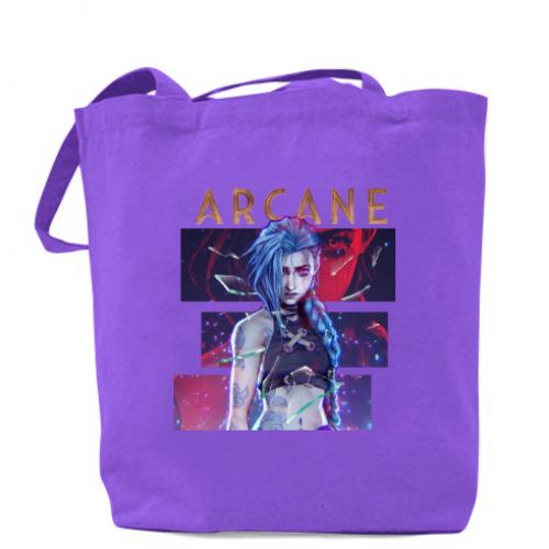 Шоппер Arcane tv LoL 41х37 см Фиолетовый (9885891-15-159963)