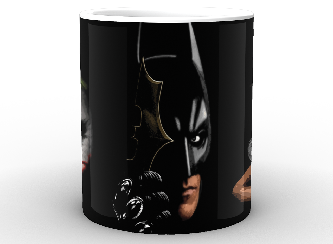 Чашка GeekLand Джокер и Бэтмен 330 мл Белый (BM.02.047)