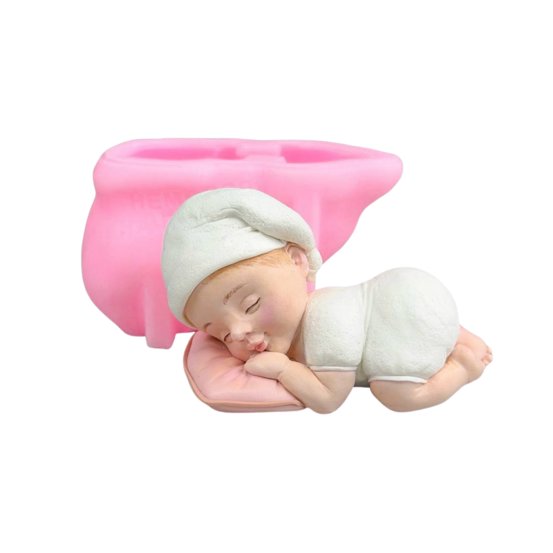Молд силіконовий Немовля на подушці (12789)