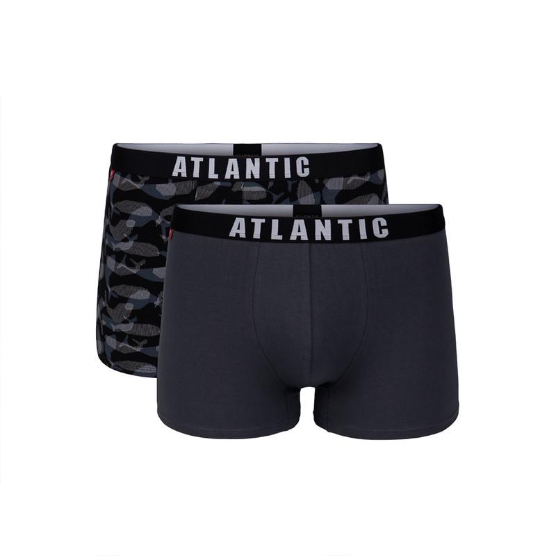 Труси чоловічі шорти Atlantic M 2 шт. Grf/Cza (2MH 1177)