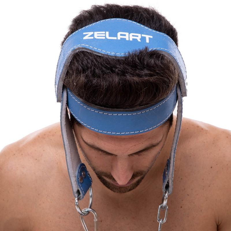 Упряжь тренажер для тренировки мышц шеи Zelart SB-165188 Синий (SB-165188) - фото 4 Упряжь тренажер для тренировки мышц шеи Zelart SB-165188 Синий (SB-165188) - фото 4