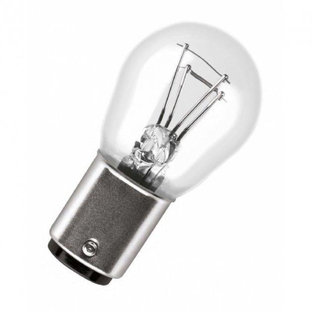 Лампа вказівна Osram 7528 P21/5W 12V 21/5W BAY15d (86107) - фото 1