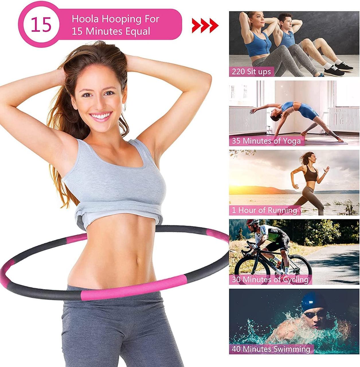 Обруч для фитнеса Qunpon Хула-хуп регулируемый 94 см - фото 8 Обруч для фитнеса Qunpon Хула-хуп регулируемый 94 см - фото 8