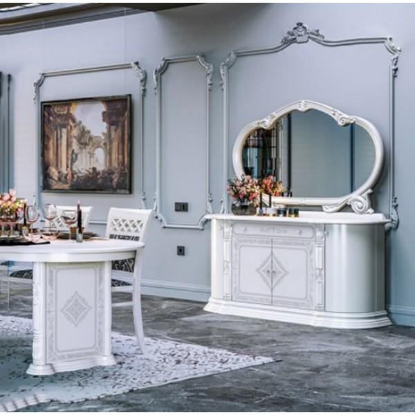 Комод MiroMark Чикаго з ДСП 1680x850x530 мм Білий глянець (12346) - фото 2 Комод MiroMark Чикаго з ДСП 1680x850x530 мм Білий глянець (12346) - фото 2