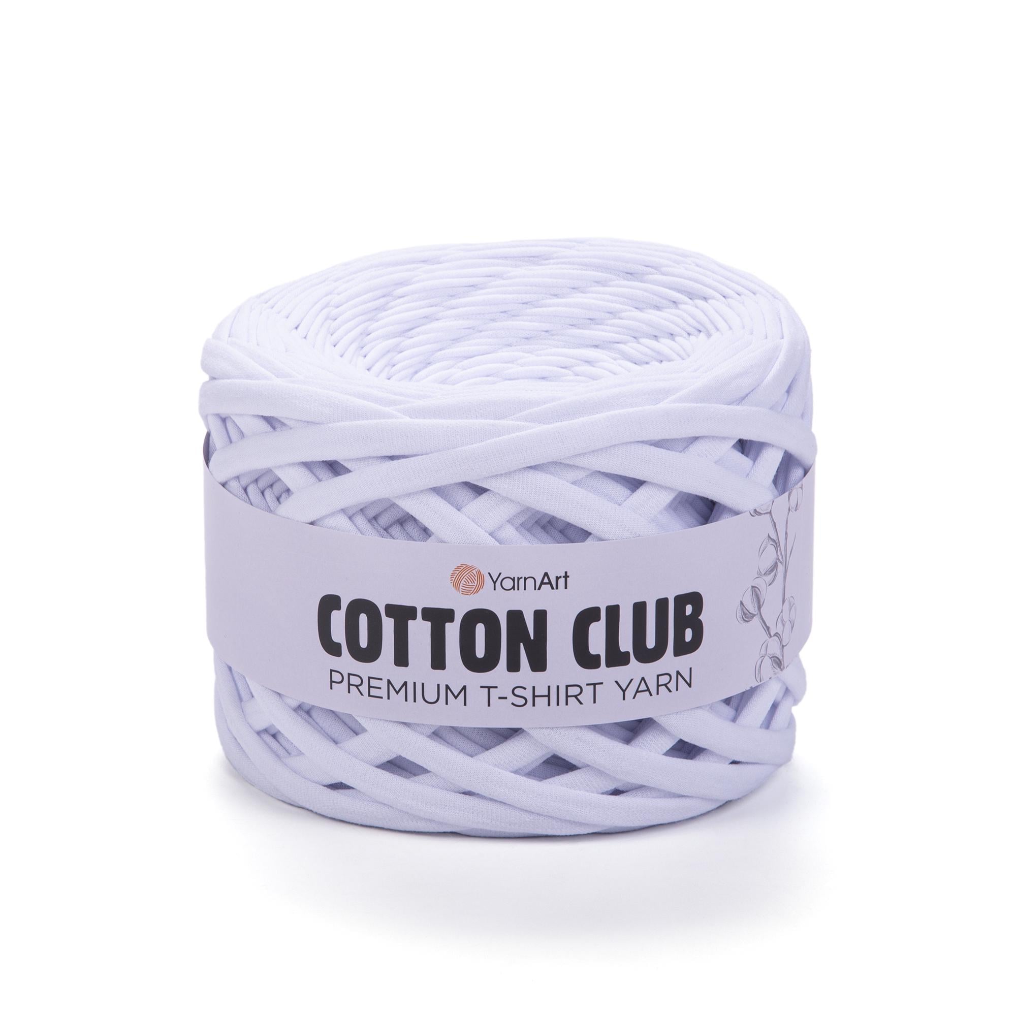 Пряжа YarnArt Cotton Club 7350 Белый (7542)
