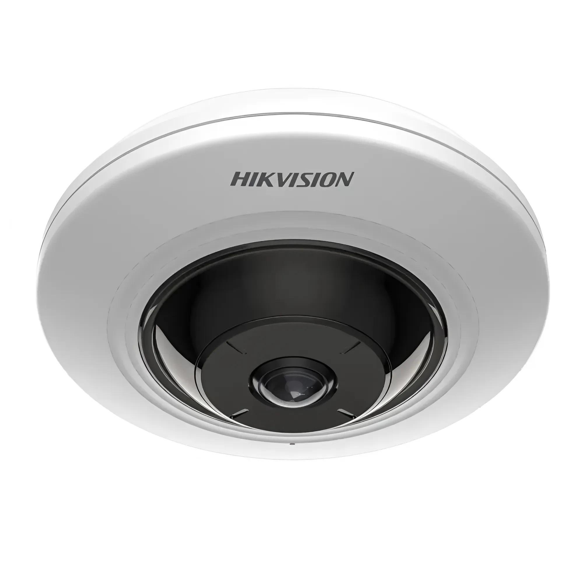 Камера видеонаблюдения с микрофоном Hikvision DS-2CD2955G0-ISU 1,05 мм 5 Мп Fisheye Белый (99-00022747) - фото 1
