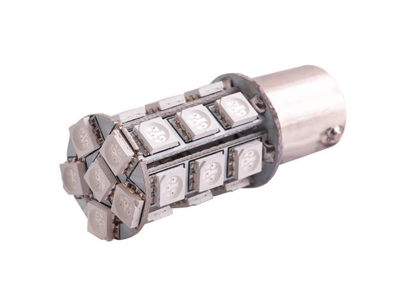 Автолампа светодиодная T25 P21W 1156 12 В SMD5050-24led Красный (997)