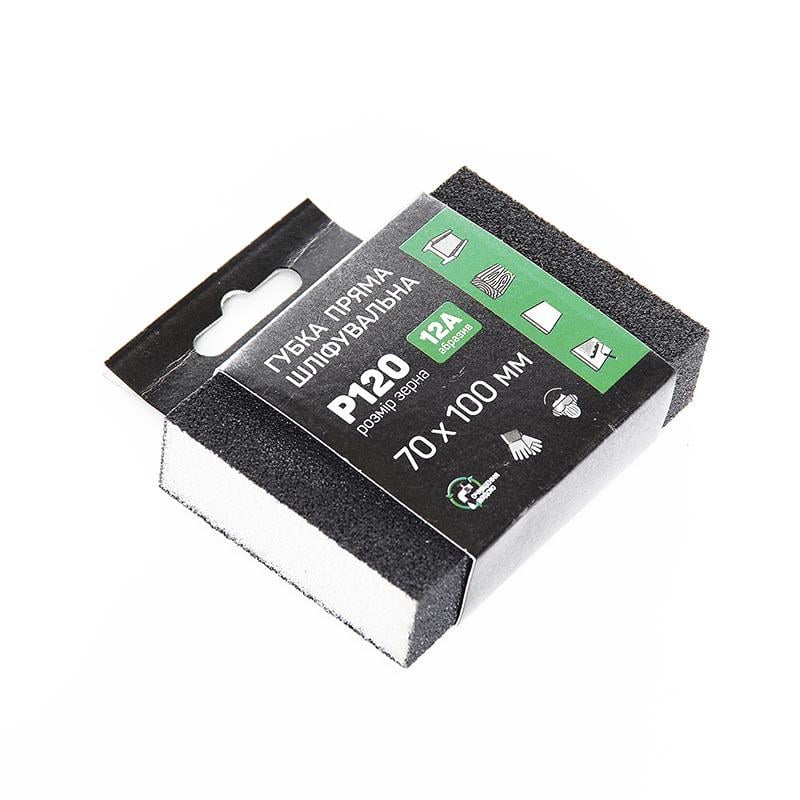 Губка шліфувальна Apro чотирьохстороння пряма P120 (828094)