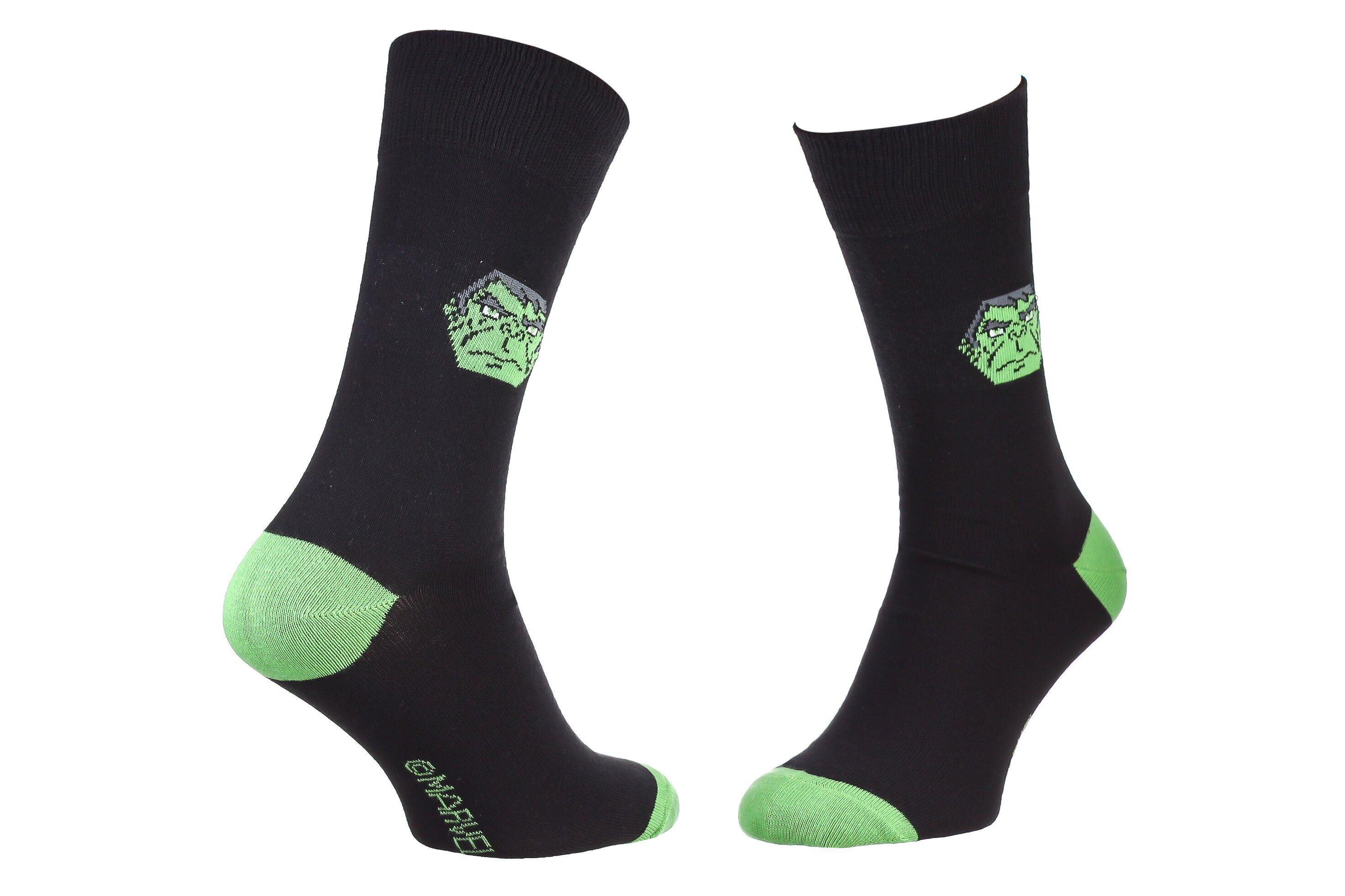 Носки Marvel Hulk 1 пара р. 39-42 Black (93152262-3)