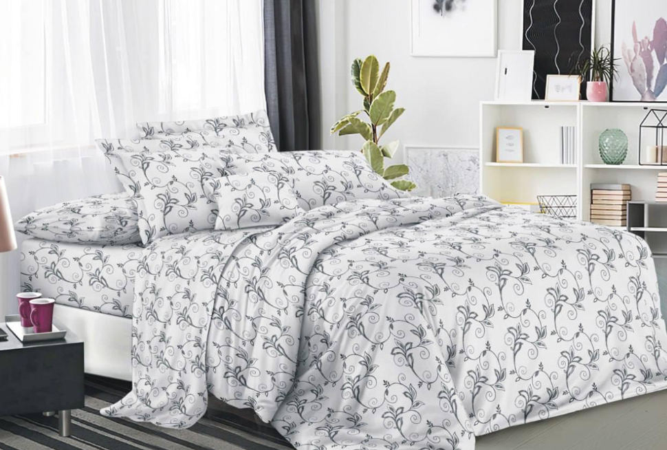 Комплект постельного белья Vital-Textile бязь 3D Premium полуторный 150х220 см (BP1.5-289)