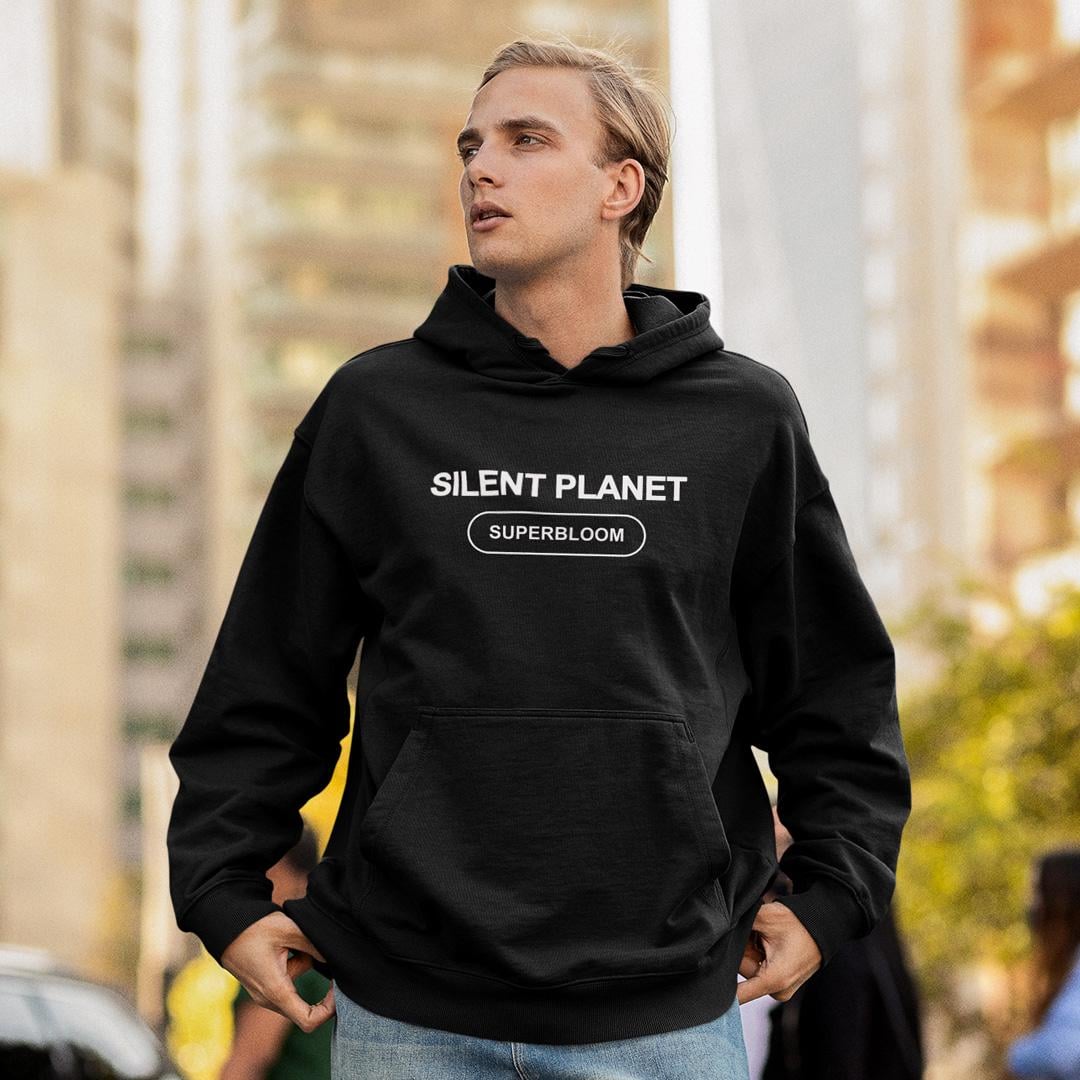 Худи флисовый унисекс Silent Planet Superbloom XL Черный (32698478)