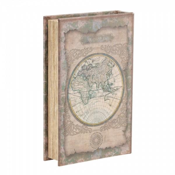 Сейф-книга мапа світу 26 см (062884)